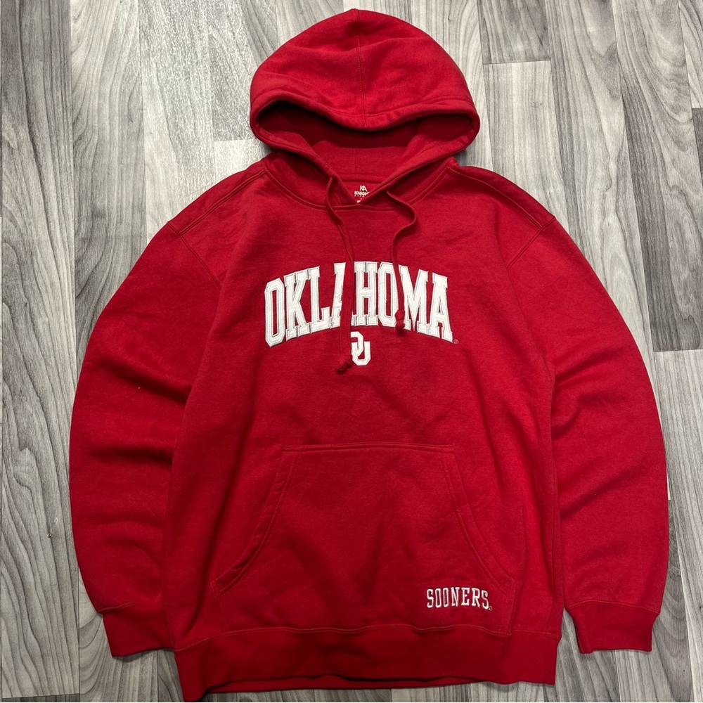 Knights Apparel Red Oklahoma Hoodie